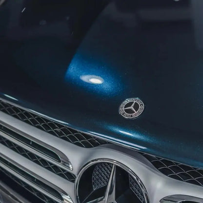 Gloss Metallic Turquoise Green Car Vinyl Wrap Benz PET