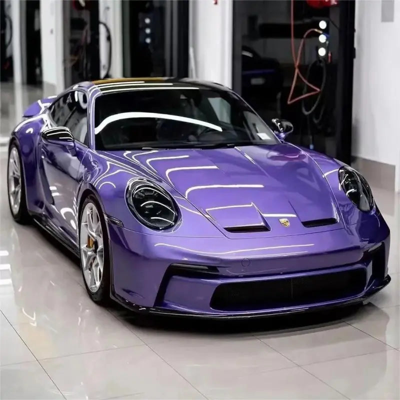 Gloss Metallic Viola Purple Car Vinyl Wrap