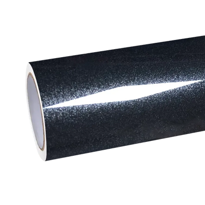 Gloss Metallic Volcano Grey Car Vinyl Wrap PET