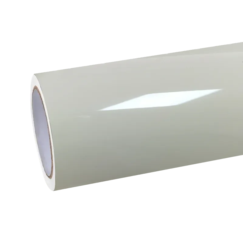 Gloss Pepper White Car Vinyl Wrap