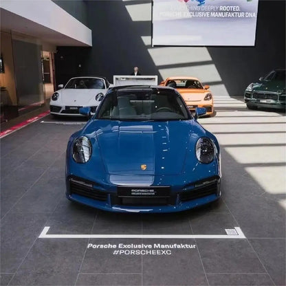 Gloss Petrol Blue Car Vinyl Wrap PET