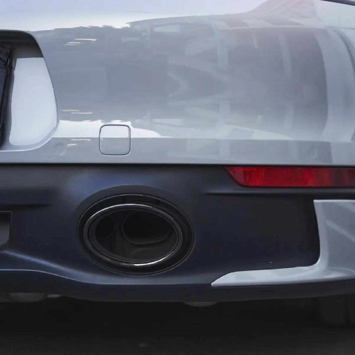 Gloss Porsche Grey Car Vinyl Wrap