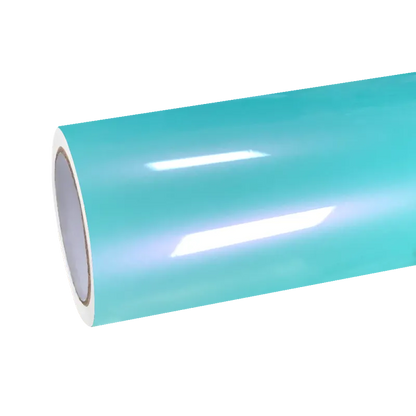 Gloss Racing Tiffany Blue Car Vinyl Wrap PET