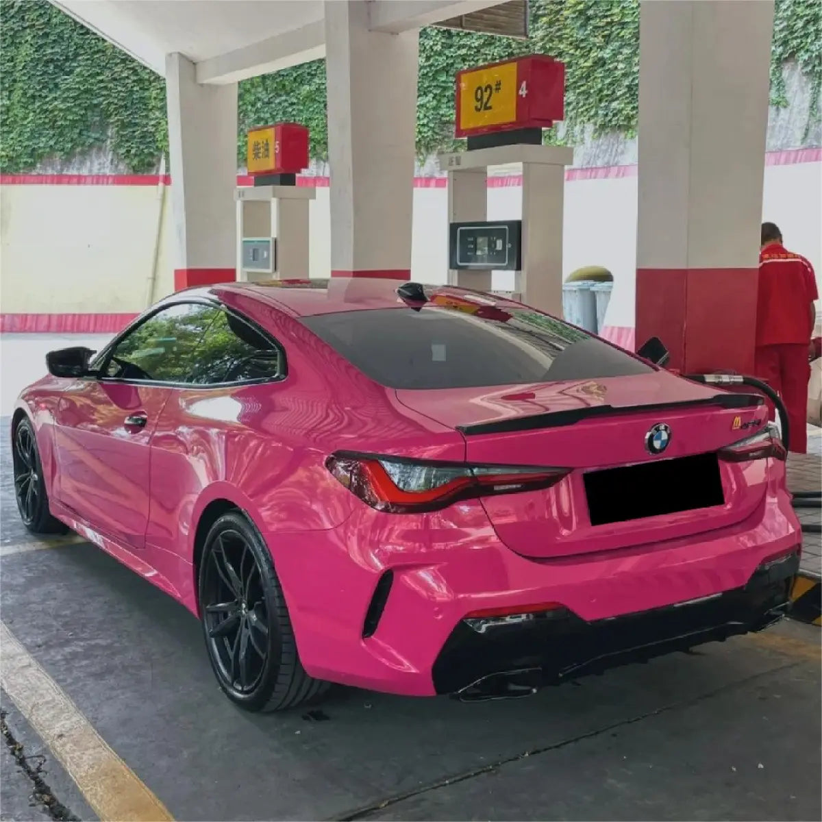 Gloss Rose Red Car Vinyl Wrap Sale