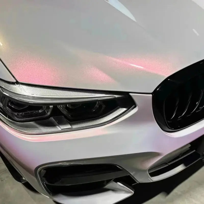 Gloss Candy Starry Pink Gold Car Vinyl Wrap PET