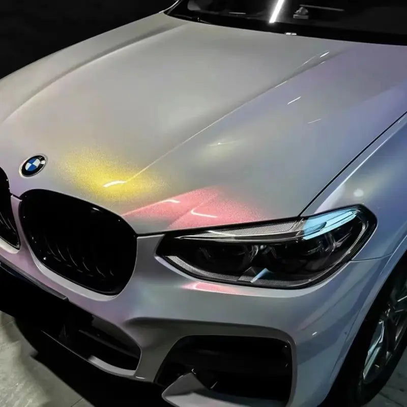 Gloss Candy Starry Pink Gold Car Vinyl Wrap PET