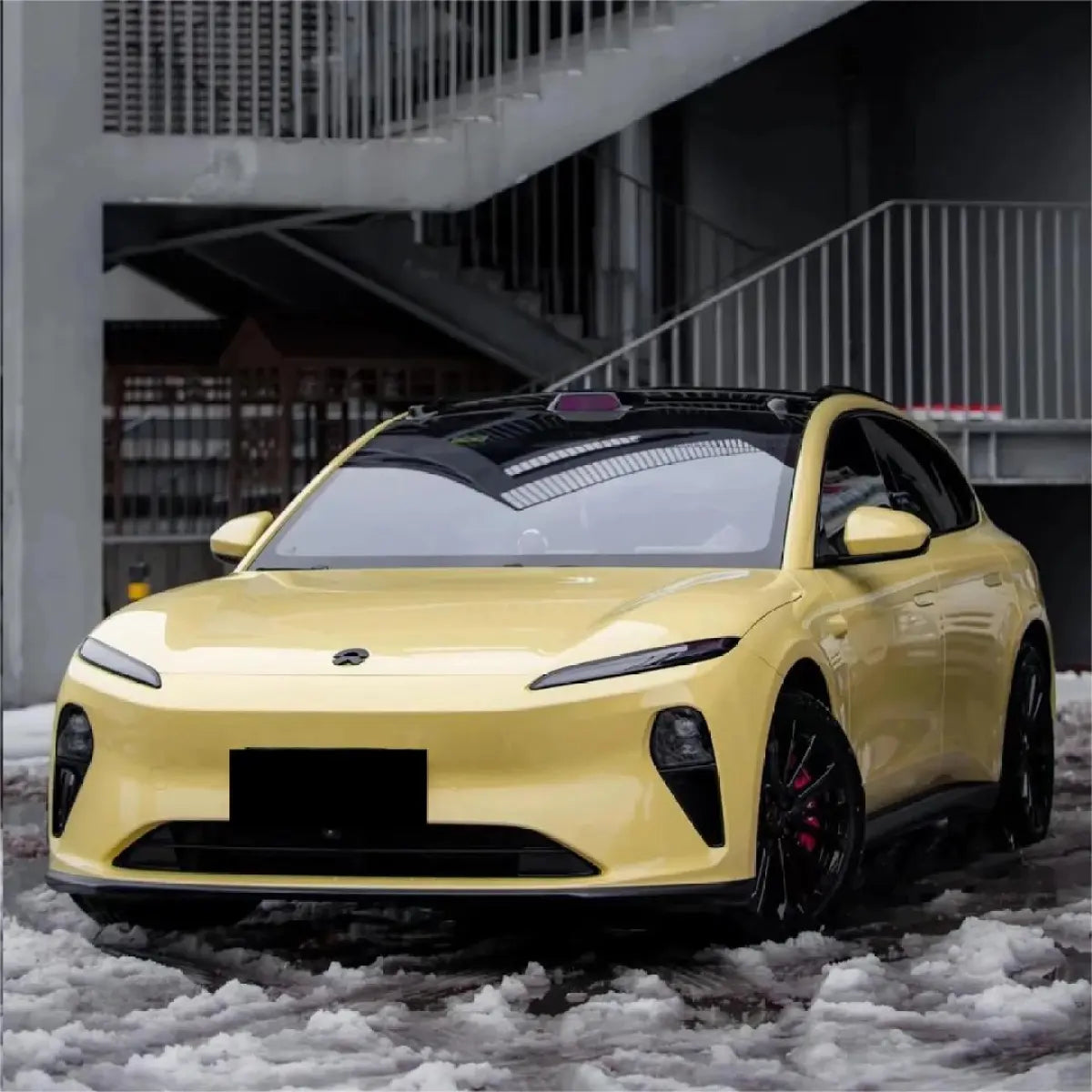 Gloss Sunbath Yellow Car Vinyl Wrap
