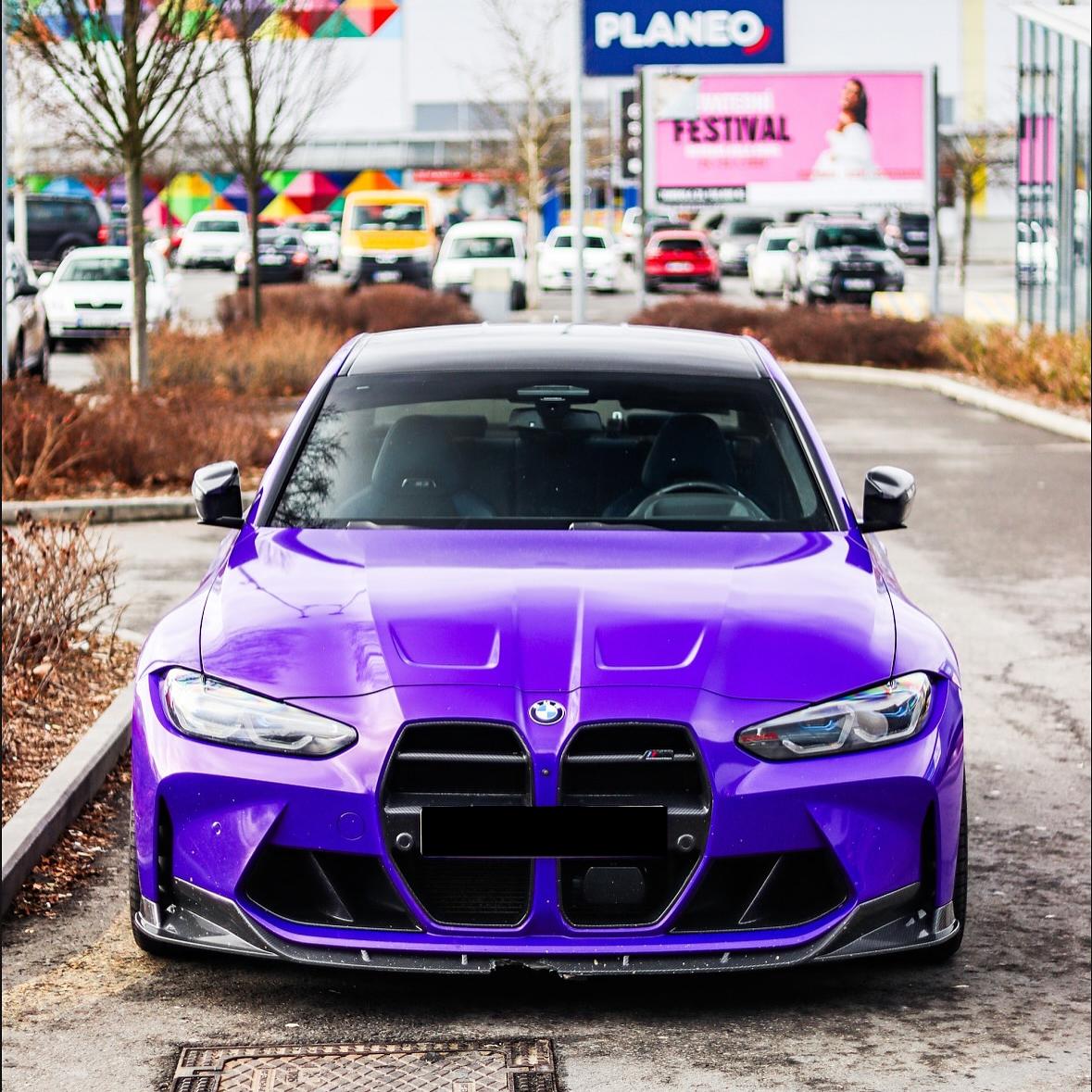 Explosion Purple Vinyl Wrap