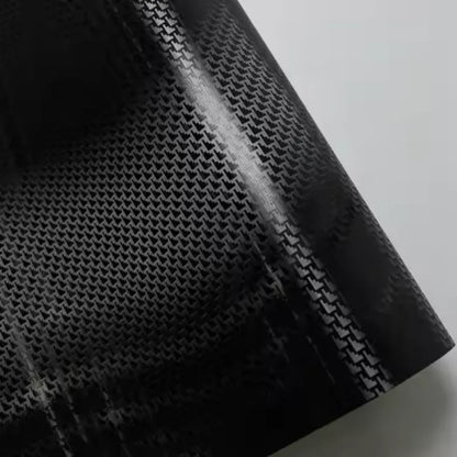 Matte Carbon Fiber Aircraft Black Car Vinyl Wrap PET