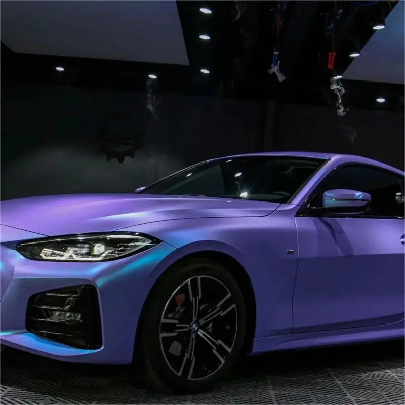 Matte Ceramics Lavender Purple Blue Car Vinyl Wrap