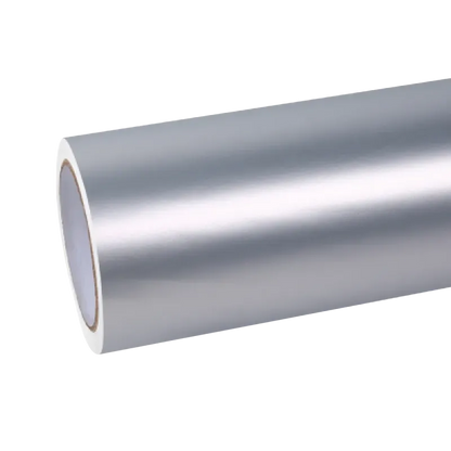 Matte Metallic Satin Silver Car Vinyl Wrap