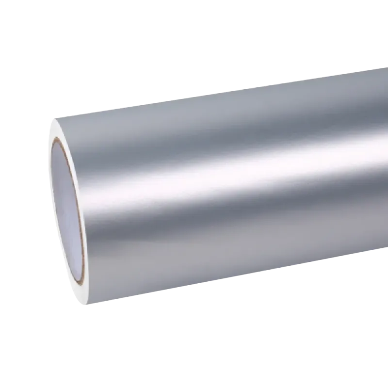 Matte Metallic Satin Silver Car Vinyl Wrap