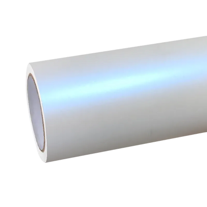 Matte Metallic Chameleon Blue White Car Vinyl Wrap