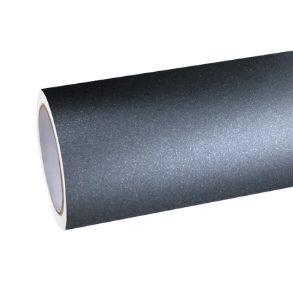 Matte Metallic Charcoal Grey Car Vinyl Wrap