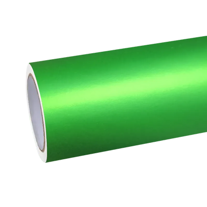 Matte Metallic Chrome Green Car Vinyl Wrap