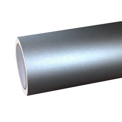 Matte Metallic Grey Blue Car Vinyl Wrap PET