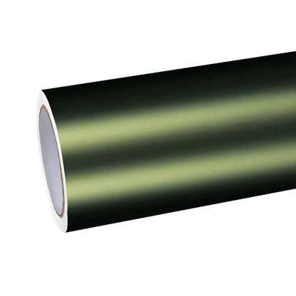 Matte Metallic Lighting Green Car Vinyl Wrap PET