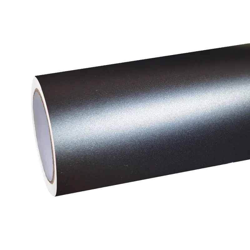 Matte Ultimate Flat Meteorites Grey Car Vinyl Wrap
