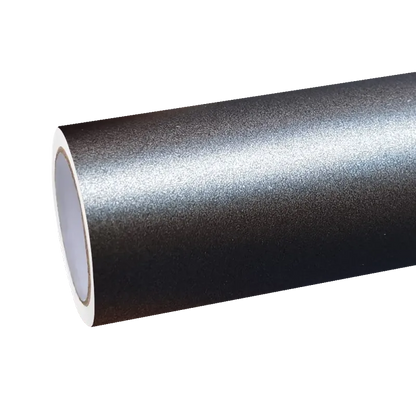 Matte Metallic Satin Charcoal Grey Car Vinyl Wrap PET