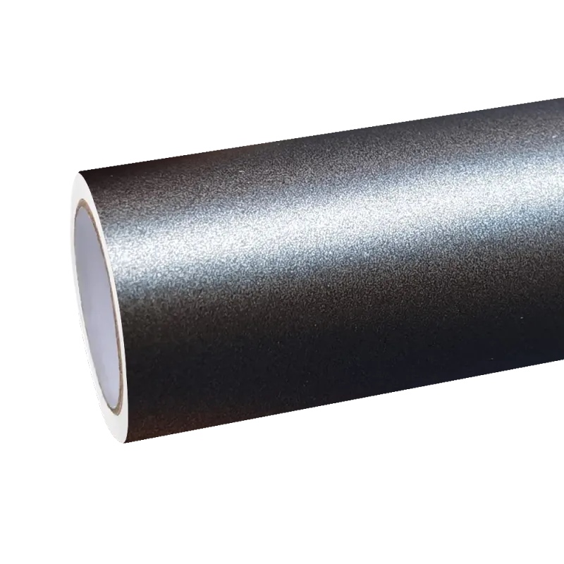 Matte Metallic Satin Charcoal Grey Car Vinyl Wrap PET