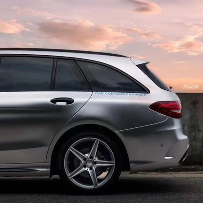 Matte Metallic Satin Chrome Silver Car Vinyl Wrap