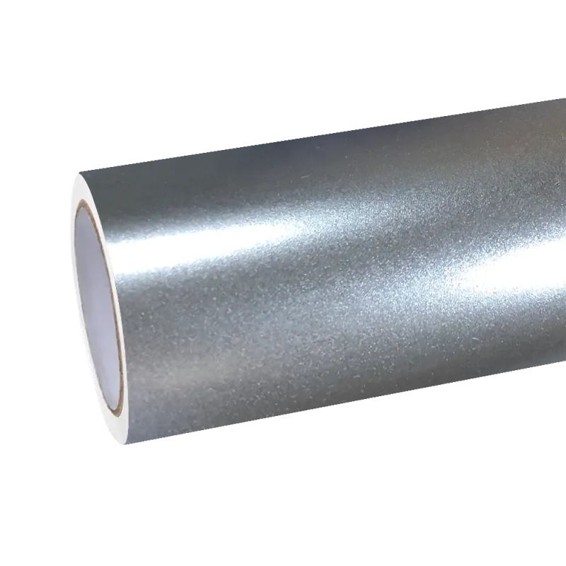 Matte Metallic Satin Chrome Silver Car Vinyl Wrap