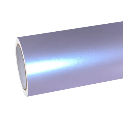 Matte Metallic Silver Purple Car Vinyl Wrap PET