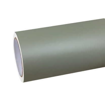 Matte Satin Khaki Dark Green Car Vinyl Wrap | Ultimate Flat Khaki Green Car Wrap PET