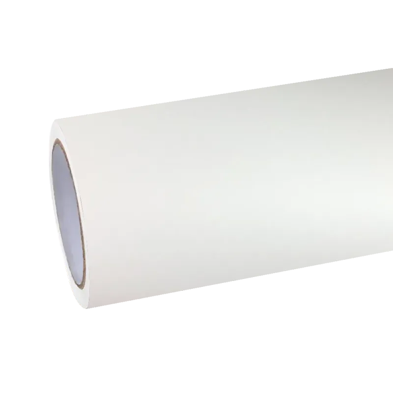 Matte Ultimate Flat Pure White Car Vinyl Wrap PET