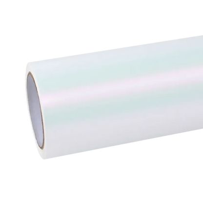 Matte Metallic Chameleon Pink White Car Vinyl Wrap