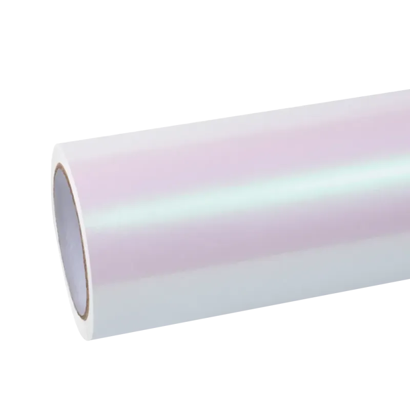 Gloss Metallic Chameleon Aurora White Car Vinyl Wrap Sale