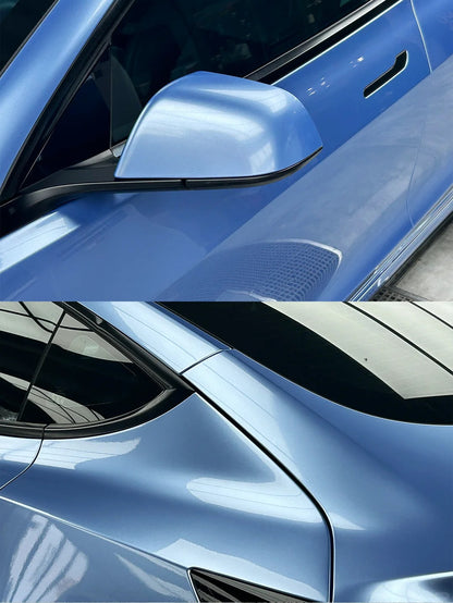 Gloss Metallic Mist Blue Car Vinyl Wrap