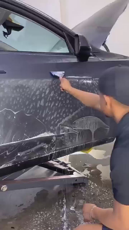 Short Handle Window Tint Squeegee For Water Removal