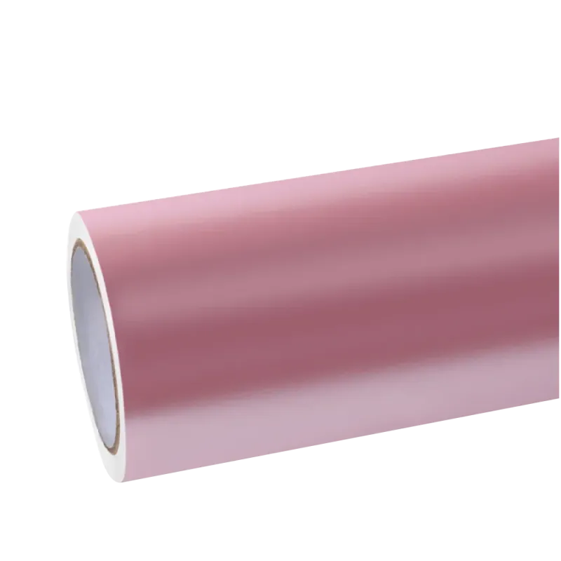 Matte Metallic Pearl Pink Car Vinyl Wrap PET