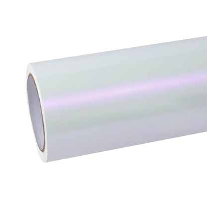 Gloss Chameleon Pearl Purple White Car Vinyl Wrap PET