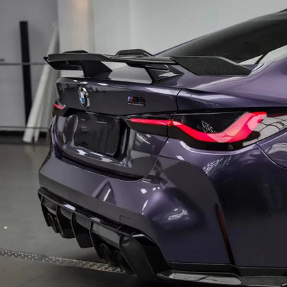 Gloss Metallic Bentley Grey Violet Car Vinyl Wrap BMW M4 PET