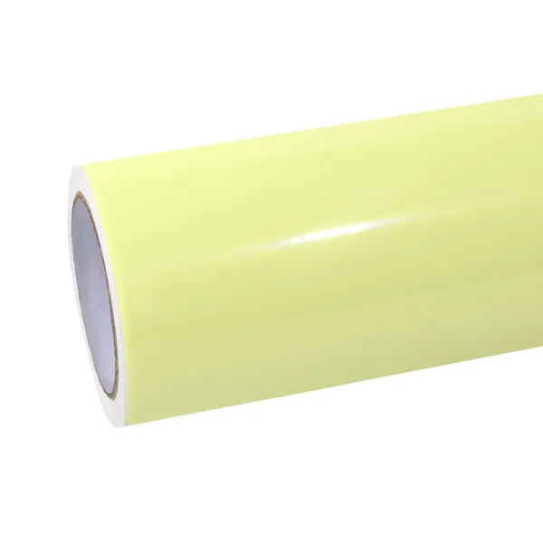 Gloss Chanel Yellow Car Vinyl Wrap BMW PET