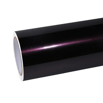 Gloss Metallic Tourmalie Red Car Vinyl Wrap PET