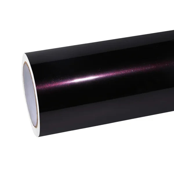 Gloss Metallic Tourmalie Red Car Vinyl Wrap PET