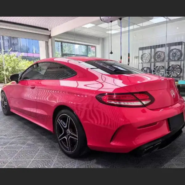 TPU Glossy Crystal Strawberry Red Paint Protection Film