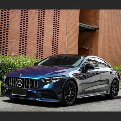 TPU Glossy Liquid Metallic Interstellar Blue Paint Protection Film