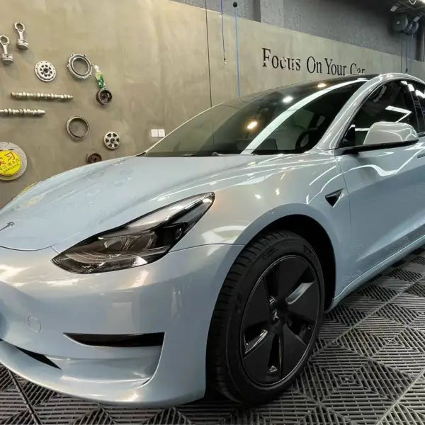 TPU Glossy Metallic Color Shift Blue Gold Paint Protection Film