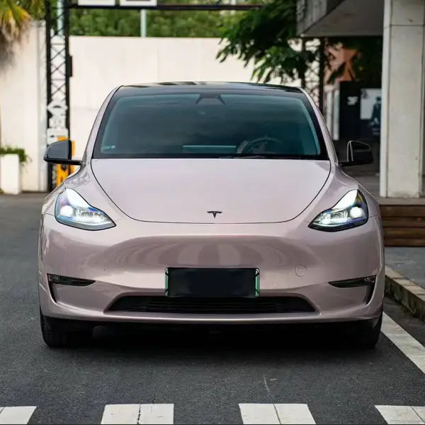 TPU Glossy Metallic Rouge Pearl Pink Paint Protection Film