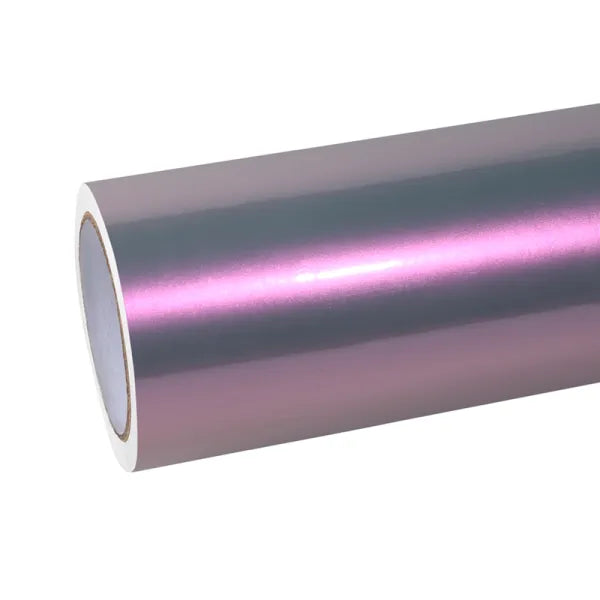 Glossy Twin Candy Grey Red Color Fliper Car Vinyl Wrap
