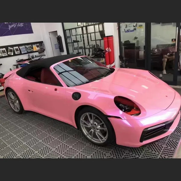 Glossy Twin Candy Purple Pink Color Fliper Car Vinyl Wrap