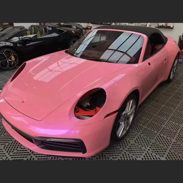 Glossy Twin Candy Purple Pink Color Fliper Car Vinyl Wrap
