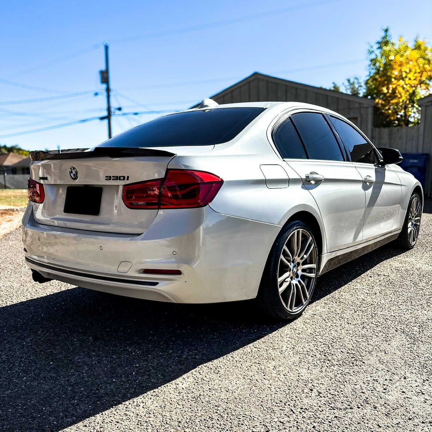 crystal white car wrap