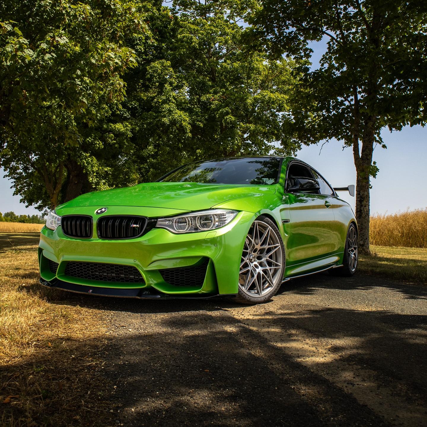 TPU Gloss Lime Green Paint Protection Film