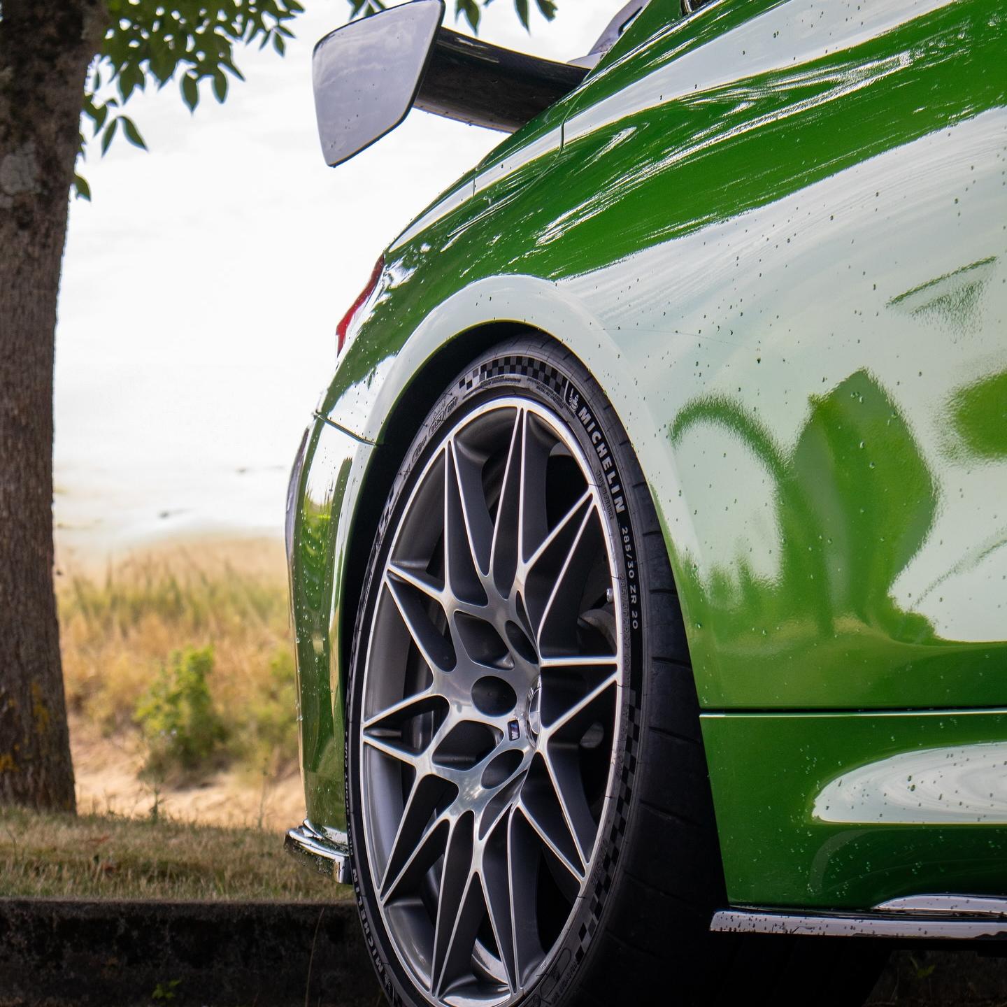 TPU Gloss Lime Green Paint Protection Film