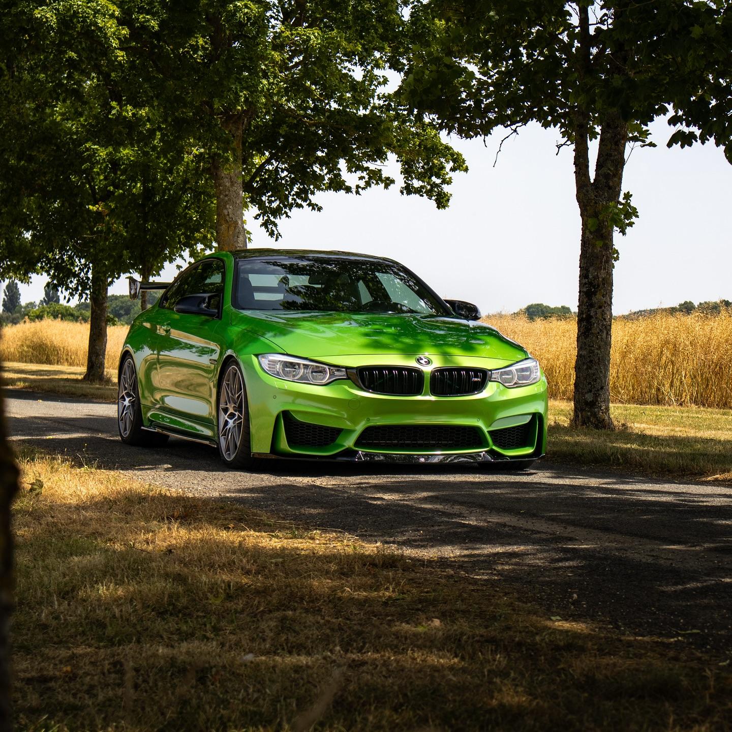 TPU Gloss Lime Green Paint Protection Film